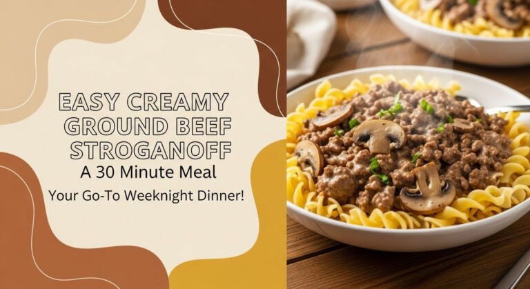 Easy Creamy Ground Beef Stroganoff A 30 Minute Meal 7 Easy Creamy Ground Beef Stroganoff A 30 Minute Meal