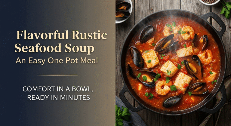 Flavorful Rustic Seafood Soup An Easy One Pot Meal