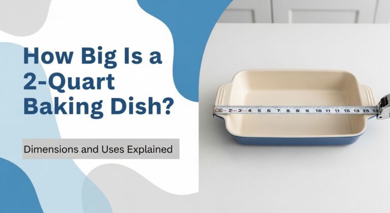 How Big Is a 2-Quart Baking Dish? Dimensions and Uses Explained