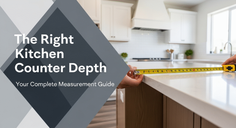 The Right Kitchen Counter Depth: A [year] Guide
