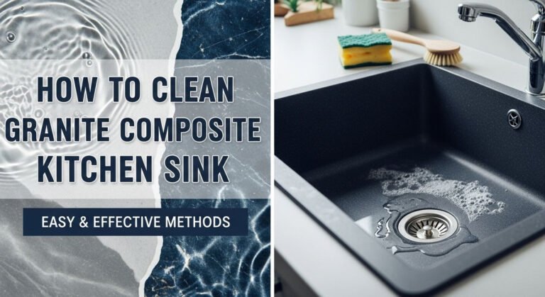 How To Clean Granite Composite Kitchen Sink: Easy &Amp; Effective Methods 6 How to Clean Granite Composite Kitchen Sink: Easy & Effective Methods