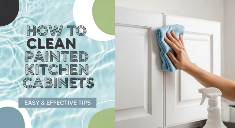 How to Clean Painted Kitchen Cabinets: Easy & Effective Tips