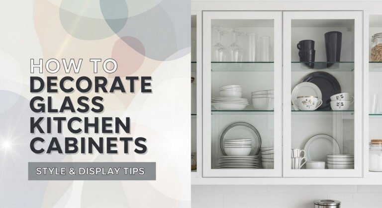 How to Decorate Glass Kitchen Cabinets: Style & Display Tips