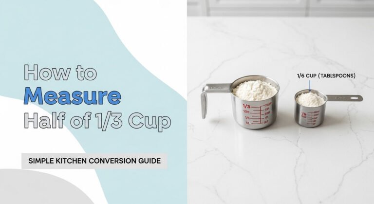 How To Measure Half Of 1/3 Cup: Simple Kitchen Conversion Guide 3 How to Measure Half of 1/3 Cup: Simple Kitchen Conversion Guide