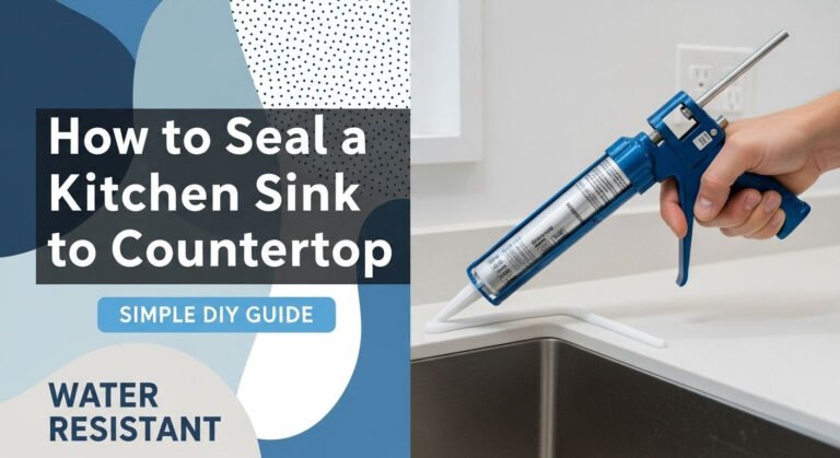 How To Seal A Kitchen Sink To Countertop: Simple Diy Guide 7 How to Seal a Kitchen Sink to Countertop: Simple DIY Guide