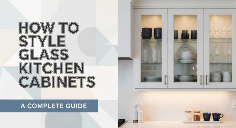 How To Style Glass Kitchen Cabinets: A Complete Guide 2 How to Style Glass Kitchen Cabinets: A Complete Guide