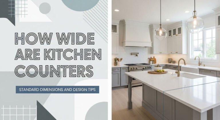 How Wide Are Kitchen Counters: Standard Dimensions And Design Tips 6 How Wide Are Kitchen Counters: Standard Dimensions and Design Tips
