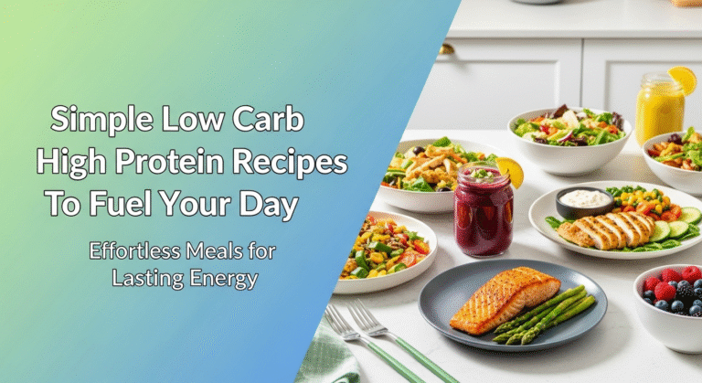 Simple Low Carb High Protein Recipes To Fuel Your Day 6 Simple Low Carb High Protein Recipes To Fuel Your Day