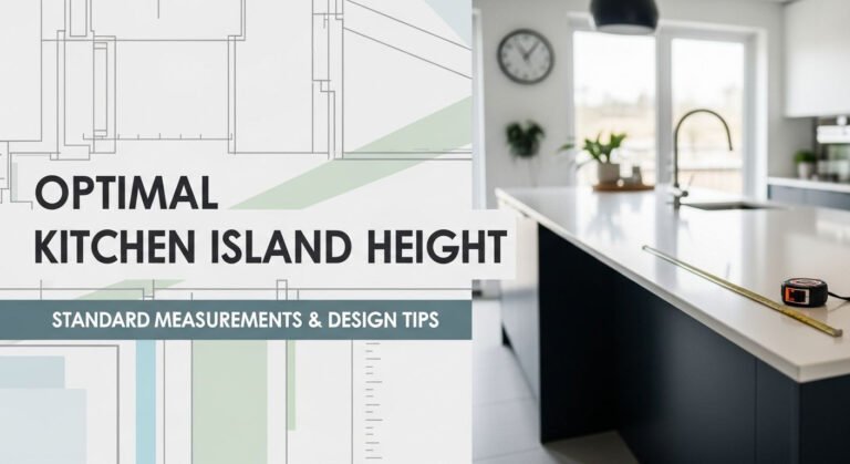 Optimal Kitchen Island Height: Standard Measurements &Amp; Design Tips 2 Optimal Kitchen Island Height: Standard Measurements & Design Tips