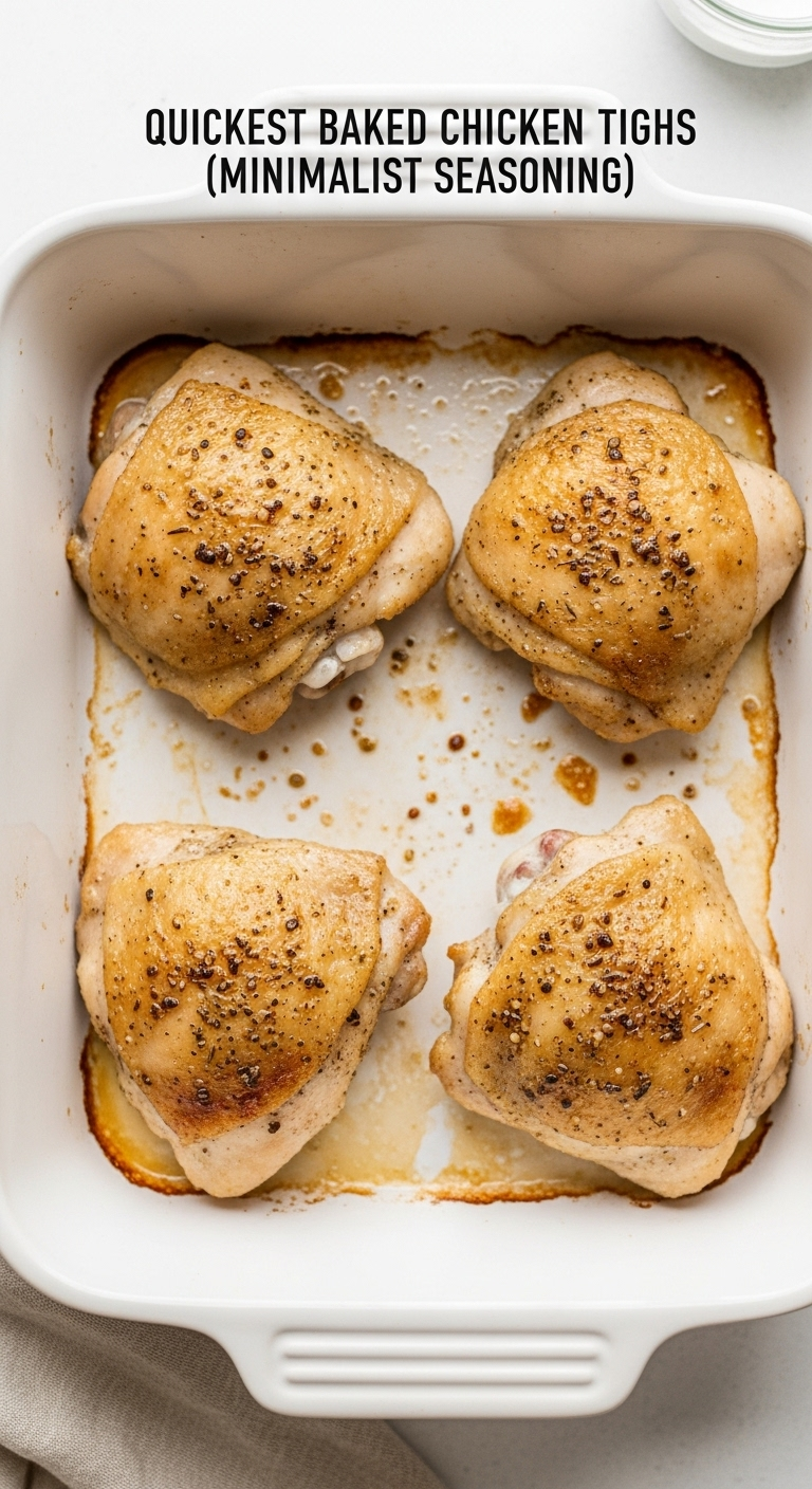 quickest-baked-chicken-thighs-minimalist-seasoning-simple-dish