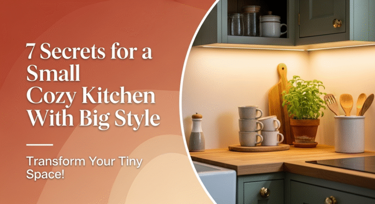 7 Secrets for a Small Cozy Kitchen With Big Style