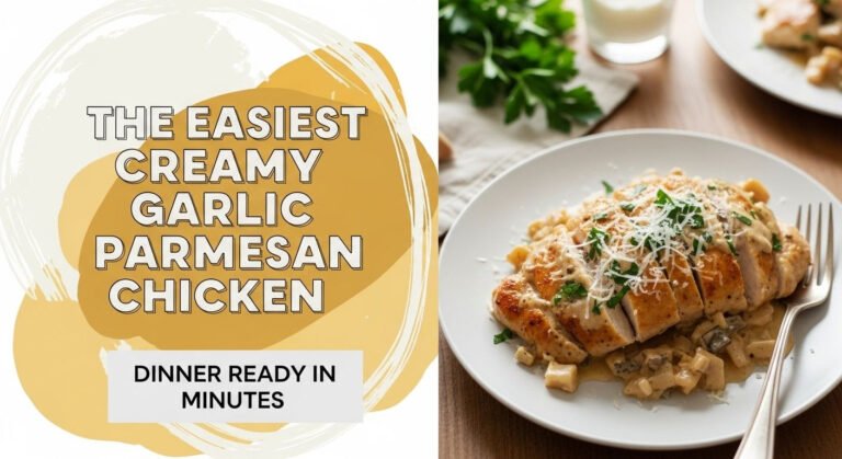 The Easiest Creamy Garlic Parmesan Chicken