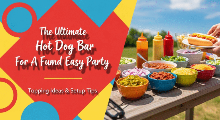 The Ultimate Hot Dog Bar For A Fun And Easy Party