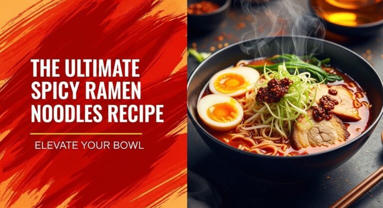 The Ultimate Spicy Ramen Noodles Recipe