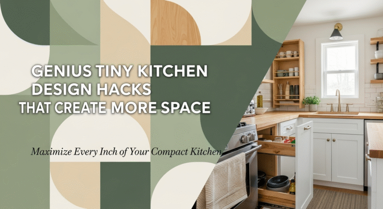 Genius Tiny Kitchen Design Hacks That Create More Space