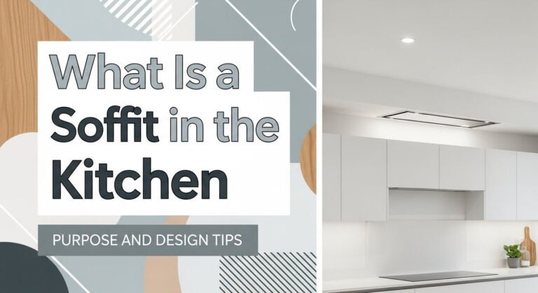 What Is a Soffit in the Kitchen: Purpose and Design Tips