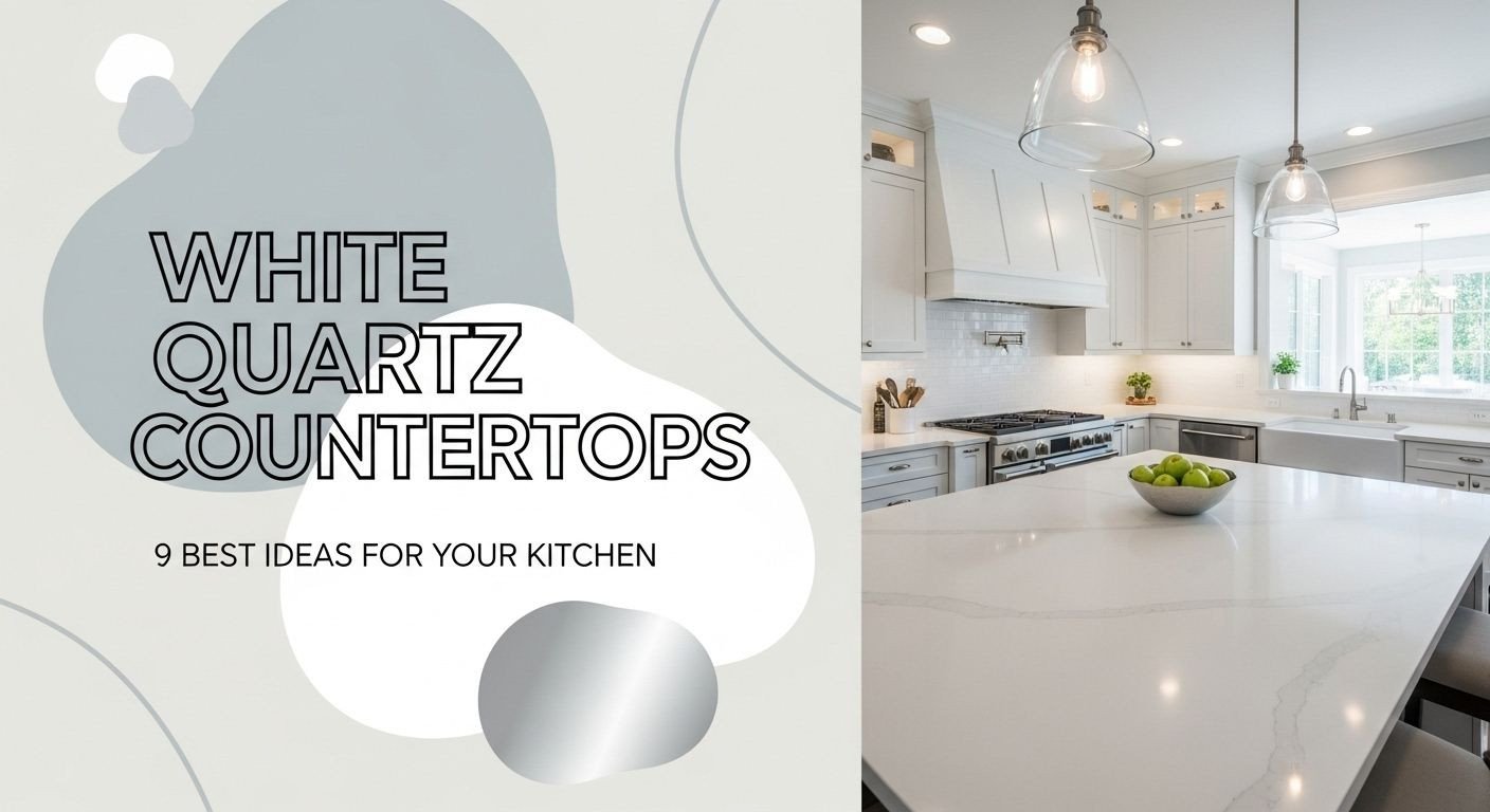 White Quartz Countertops: 9 Best Ideas For Your Kitchen