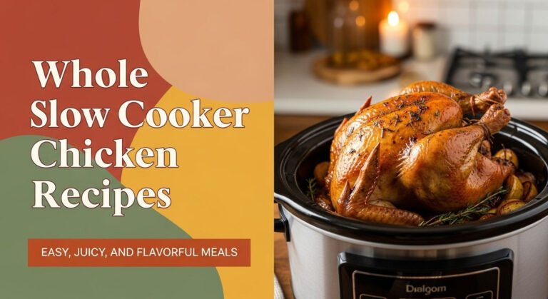 Whole Slow Cooker Chicken Recipes: Easy, Juicy, And Flavorful Meals 5 Whole Slow Cooker Chicken Recipes: Easy, Juicy, and Flavorful Meals