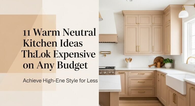 11 Warm Neutral Kitchen Ideas That Look Expensive On Any Budget 3 11 Warm Neutral Kitchen Ideas That Look Expensive on Any Budget