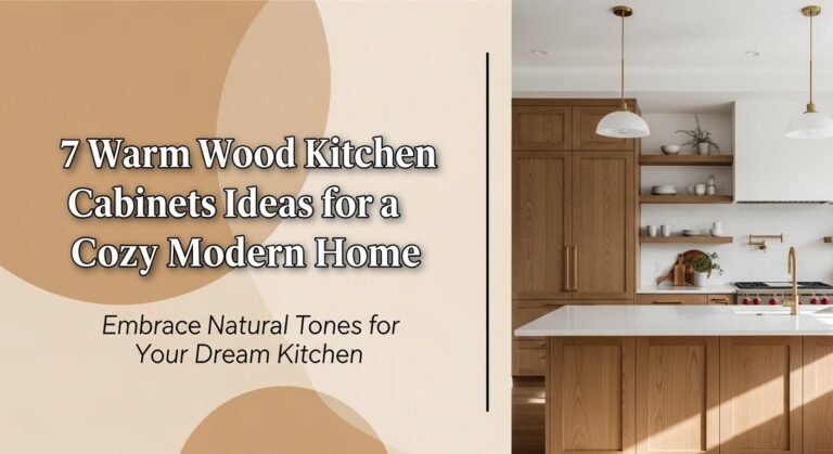 7 Warm Wood Kitchen Cabinets Ideas for a Cozy Modern Home [year]