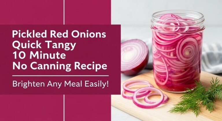 Pickled Red Onions Quick Tangy 10 Minute No Canning Recipe 6 Pickled Red Onions Quick Tangy 10 Minute No Canning Recipe