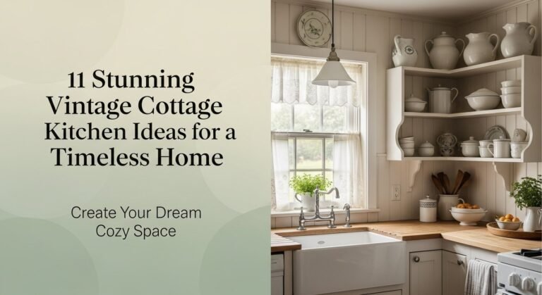 11 Stunning Vintage Cottage Kitchen Ideas For A Timeless Home 5 11 Stunning Vintage Cottage Kitchen Ideas for a Timeless Home