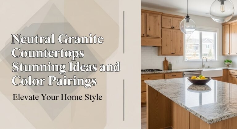 Neutral Granite Countertops Stunning Ideas and Color Pairings [year]