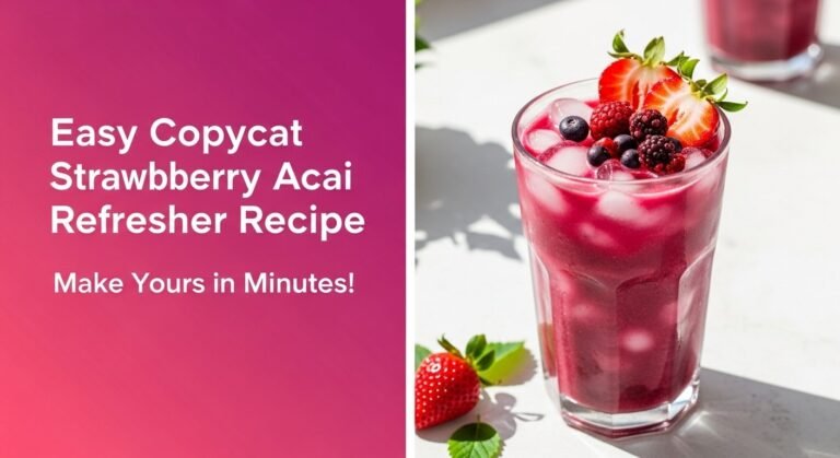 Easy Copycat Starbucks Strawberry Acai Refresher Recipe 3 Easy Copycat Starbucks Strawberry Acai Refresher Recipe
