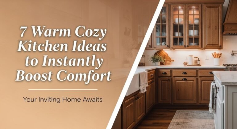 7 Warm Cozy Kitchen Ideas To Instantly Boost Comfort 10 7 Warm Cozy Kitchen Ideas to Instantly Boost Comfort
