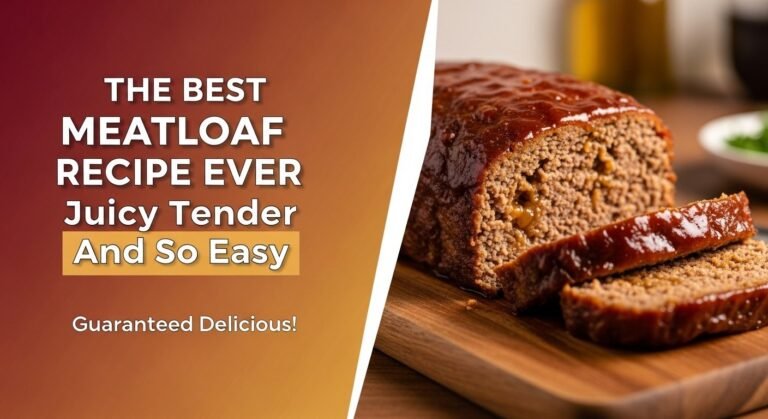 The Best Meatloaf Recipe Ever Juicy Tender And So Easy 1 The Best Meatloaf Recipe Ever Juicy Tender And So Easy
