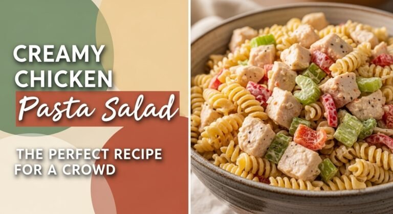 The Best Creamy Chicken Pasta Salad Recipe For A Crowd