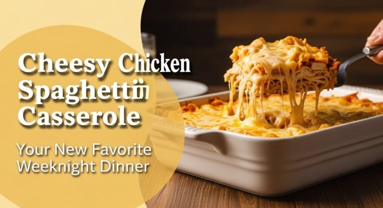 The Easiest Cheesy Chicken Spaghetti Casserole Recipe