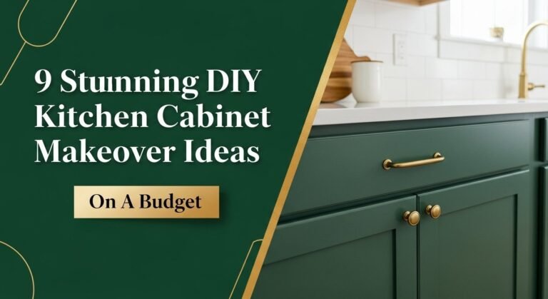 9 Stunning DIY Kitchen Cabinet Makeover Ideas On A Budget