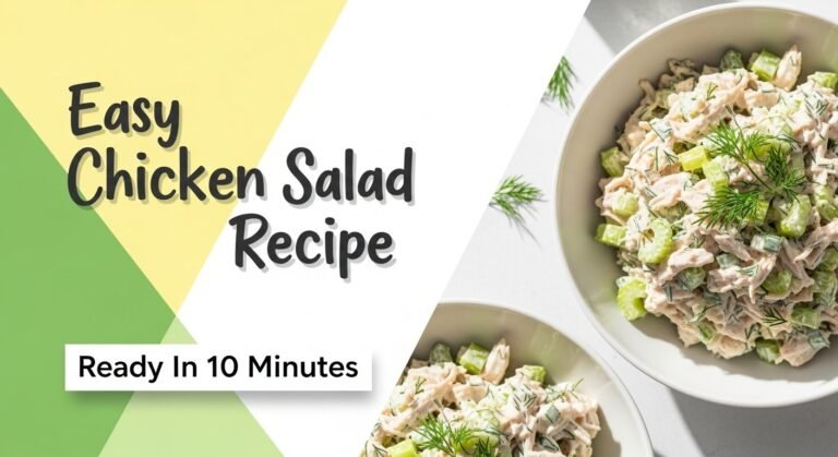 Easy Chicken Salad Recipe Ready In 10 Minutes