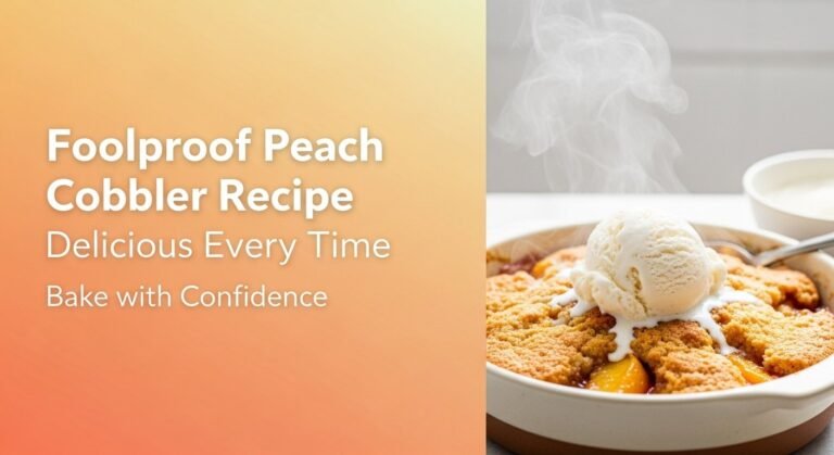 Foolproof Peach Cobbler Recipe Delicious Every Time 8 Foolproof Peach Cobbler Recipe Delicious Every Time