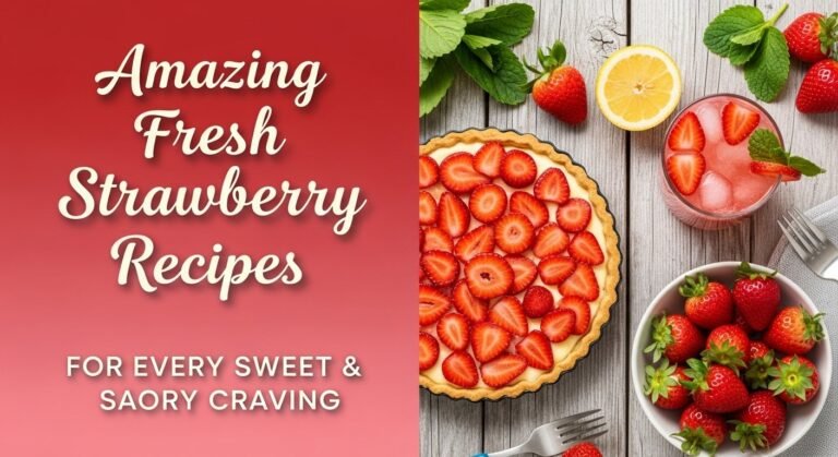 9+ Amazing Fresh Strawberry Recipes For Every Craving 1 9+ Amazing Fresh Strawberry Recipes for Every Craving