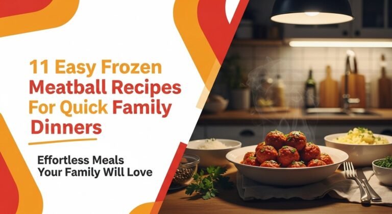 11 Easy Frozen Meatball Recipes For Quick Family Dinners 2 11 Easy Frozen Meatball Recipes For Quick Family Dinners