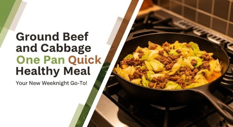 Ground Beef And Cabbage One Pan Quick Healthy Meal 9 Ground Beef and Cabbage One Pan Quick Healthy Meal
