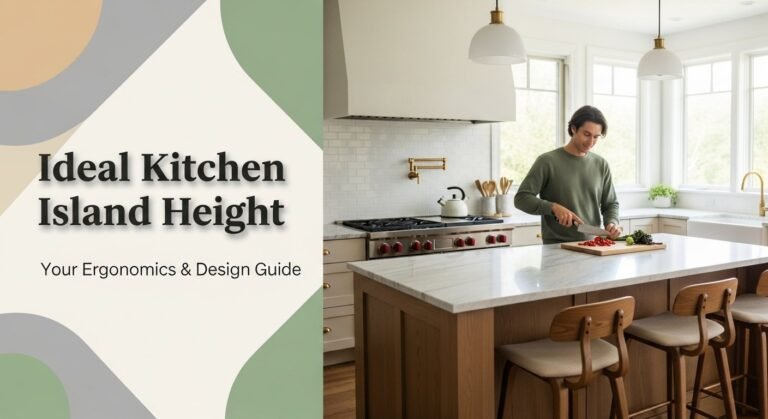 Ideal Kitchen Island Height: Ergonomics & Design Guide