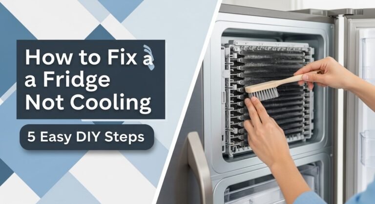 How To Fix A Fridge Not Cooling: 5 Easy Diy Steps 1 How to Fix a Fridge Not Cooling: 5 Easy DIY Steps