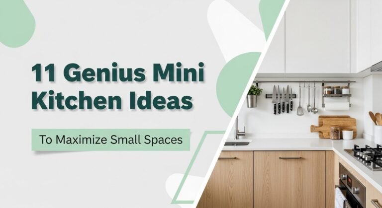11 Genius Mini Kitchen Ideas To Maximize Small Spaces