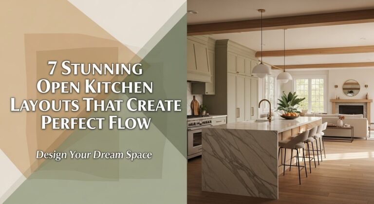 7 Stunning Open Kitchen Layouts That Create Perfect Flow