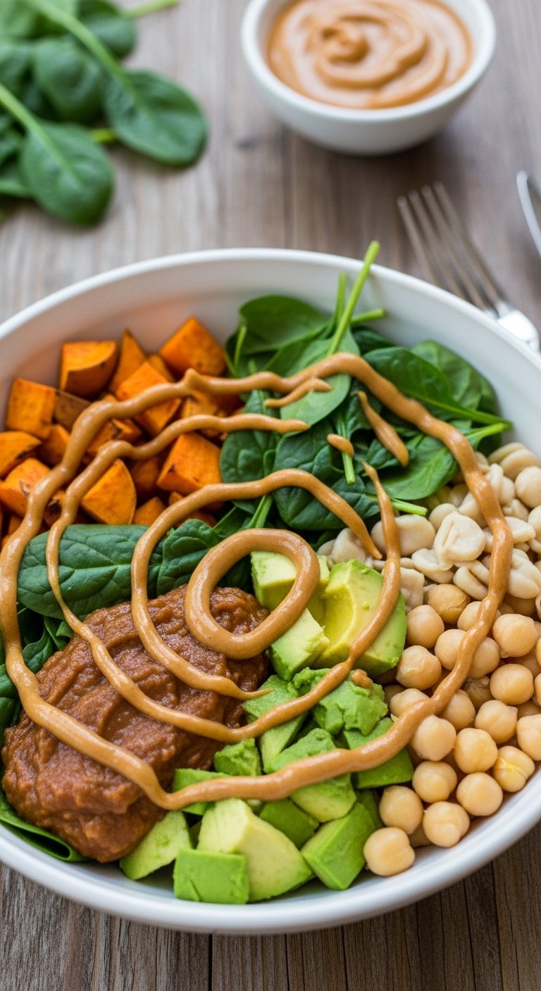 peanut-chickpea-protein-bowls