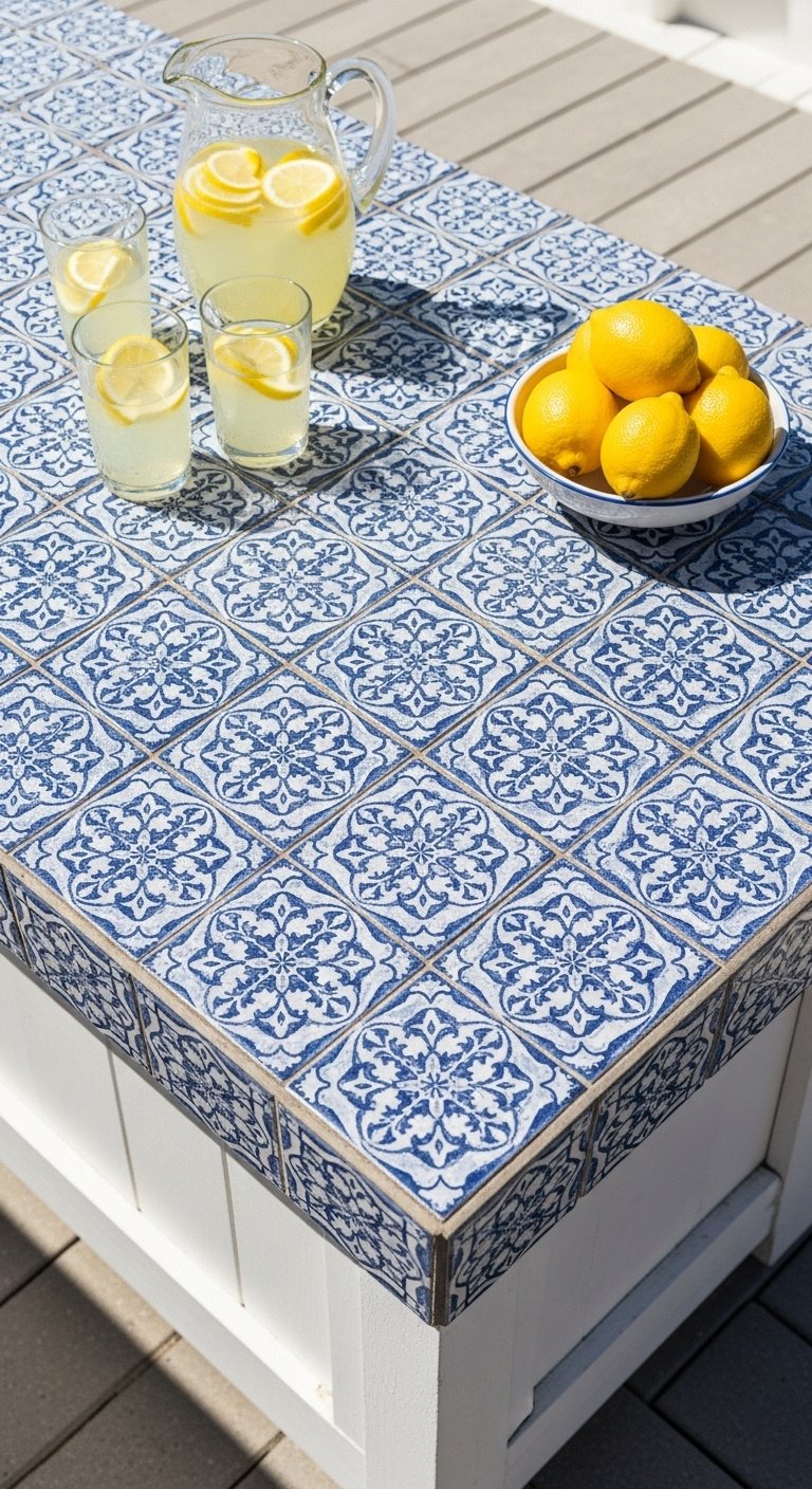 quick-easy-tiled-countertop-island-mediterranean-blue-white-porcelain