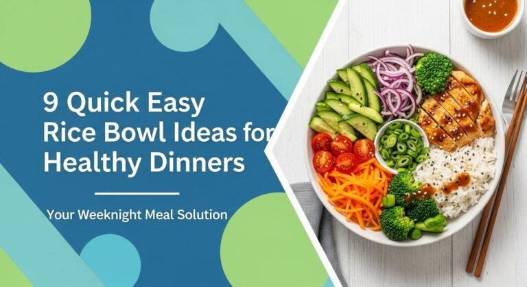 9 Quick Easy Rice Bowl Ideas For Healthy Dinners 5 9 Quick Easy Rice Bowl Ideas for Healthy Dinners
