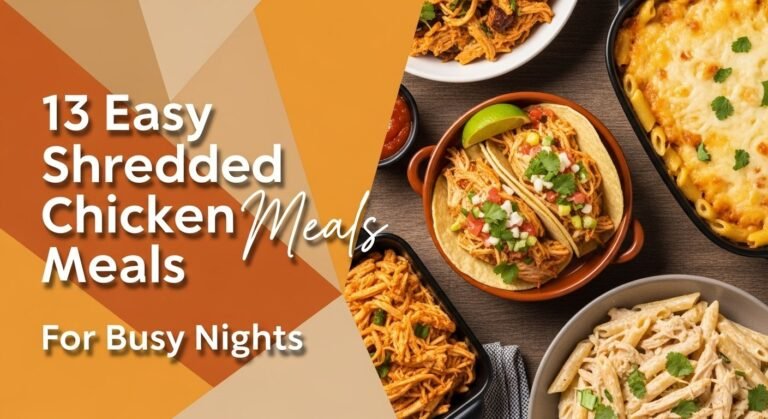 13 Easy Shredded Chicken Meals For Busy Nights