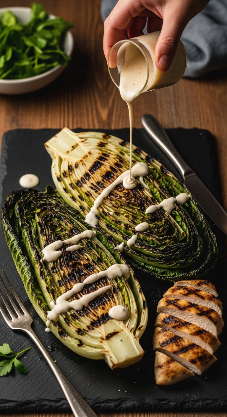 smoky-grilled-romaine-salad-with-charred-lettuce-chicken-and-caesar-dressing