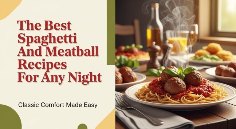 The Best Spaghetti And Meatball Recipes For Any Night 1 The Best Spaghetti And Meatball Recipes For Any Night