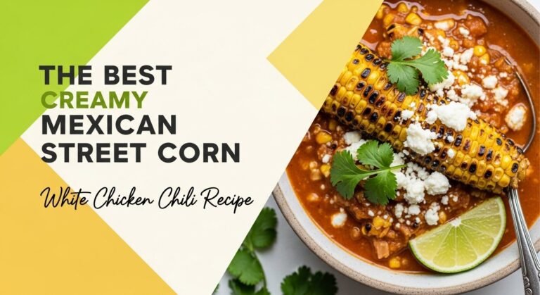 The Best Creamy Mexican Street Corn White Chicken Chili Recipe