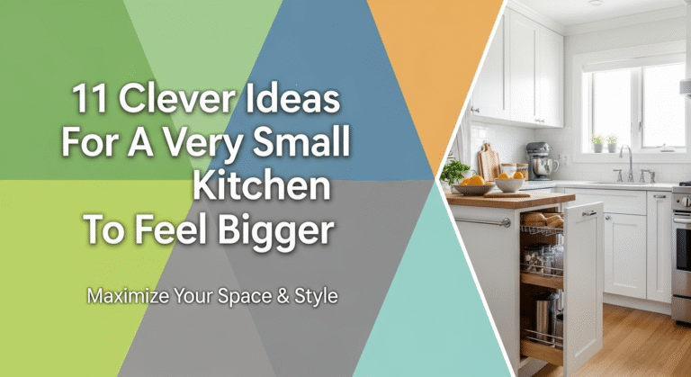 11 Clever Ideas For A Very Small Kitchen To Feel Bigger